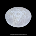 Placa Redonda de Selenita Metatron - 10cm  - Unidade
